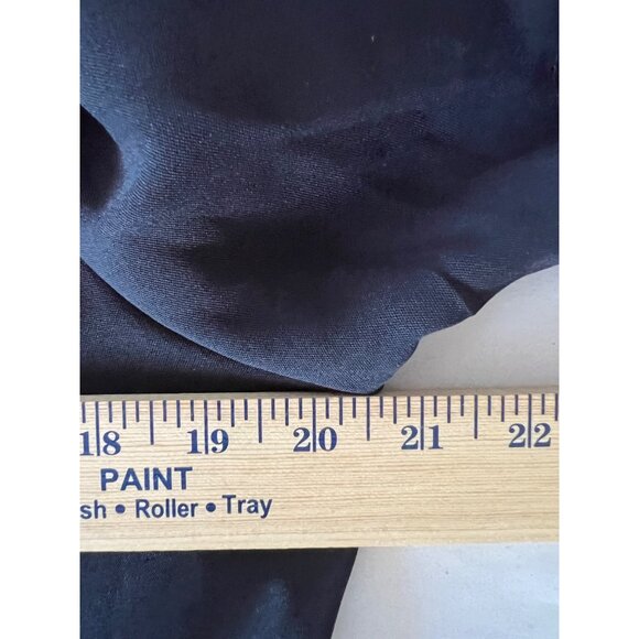 Shein Sheer Slit Tie Sleeve V Neck Leopard Print Chiffon Blouse Womens Size L - Picture 6 of 7